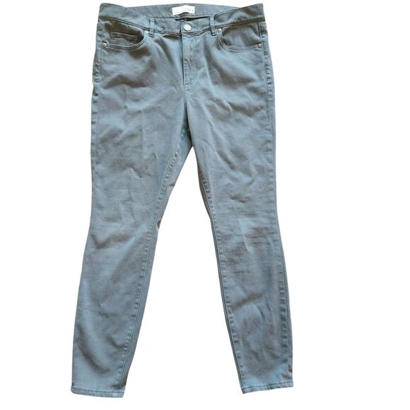 LOFT Leggings size 31/12 womans olive gree - Picture 2 of 5